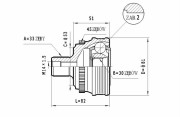 C.338 Sada kloubů, hnací hřídel STATIM