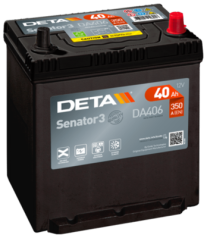 DA406 startovací baterie Senator 3 DETA