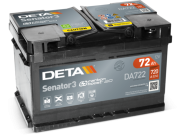 DA722 startovací baterie Senator 3 DETA