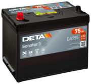 DA755 startovací baterie Senator 3 DETA