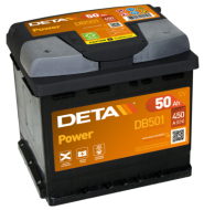 DB501 startovací baterie Power DETA