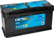 DK1060 startovací baterie DETA Start-Stop AGM DETA