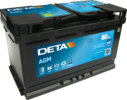 DK800 startovací baterie DETA Start-Stop AGM DETA