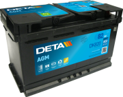 DK820 startovací baterie DETA Start-Stop AGM DETA