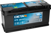 DL1000 startovací baterie DETA Start-Stop EFB DETA