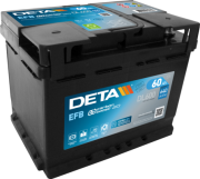 DL600 startovací baterie DETA Start-Stop EFB DETA