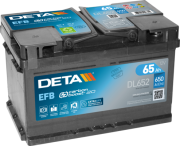 DL652 startovací baterie DETA Start-Stop EFB DETA