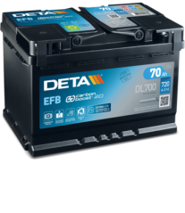 DL700 startovací baterie DETA Start-Stop EFB DETA