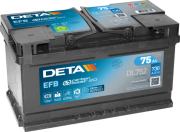 DL752 startovací baterie DETA Start-Stop EFB DETA