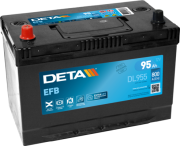 DL955 startovací baterie DETA Start-Stop EFB DETA