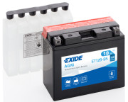 ET12B-BS startovací baterie EXIDE AGM DETA