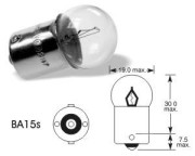 EB0246TB Žárovka R10W 24V BA15s Standardní barevné ELTA AUTOMOTIVE