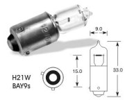 EB0436SB Žárovka H21W 12V BAY9s Standardní ELTA AUTOMOTIVE