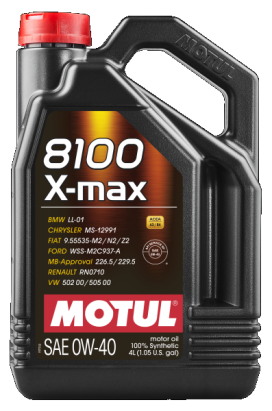 104532 MOTUL OLEJ MOT.0W/40 MOTUL 8100 X-MAX /4L MOTUL