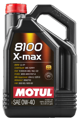 104533 MOTUL 8100 X-MAX 0W40 5L MOTUL