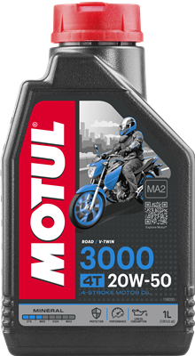 107318 MOTUL Motorový olej 3000 20W-50 4T - 1 litr | 107318 MOTUL