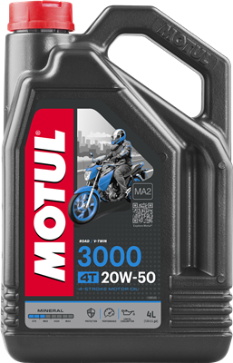 107319 MOTUL  107319 Motocyklové oleje OLEJ MOT.20W/50 MOTUL 3000 HC-TECH4T/4L MOTUL