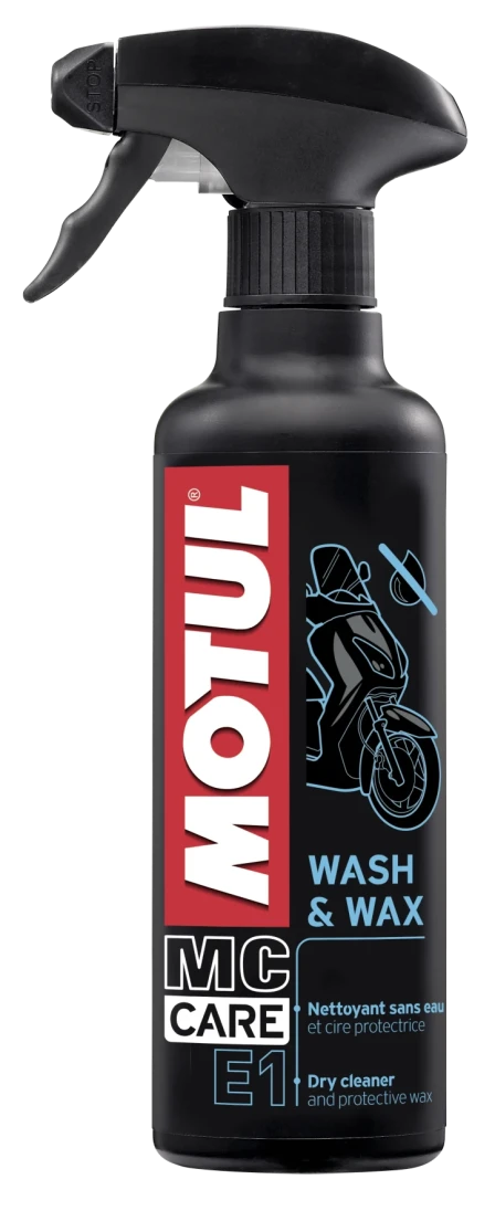 102996 MOTUL suchý čisticí a ochranný vosk E1 WASH & WAX, 400 ml MOTUL