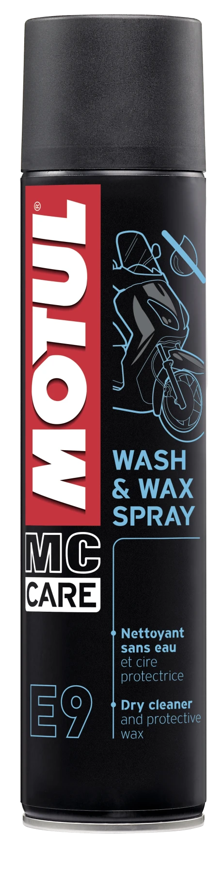 103174 MOTUL suchý čistič E9 WASH & WAX, 400 ml sprej MOTUL