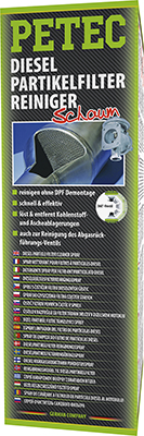72550 Čištění filtru sazí/pevných částic DIESEL PARTICLE FILTER CLEANER SPRAY PETEC