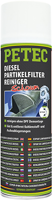 72550 Čiżtění filtru sazí/pevných částic DIESEL PARTICLE FILTER CLEANER SPRAY PETEC