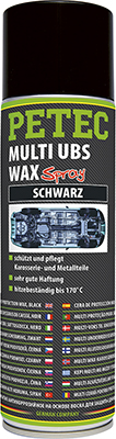 73460 Ochrana spodní části karoserie MULTI UNDERBODY PROTECTION WAX, BLACK PETEC