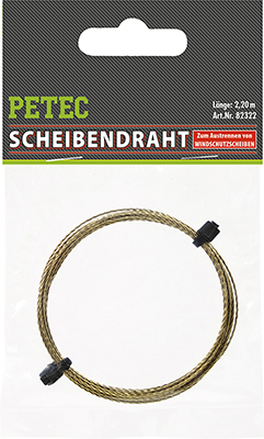 82322 Řezací drát, demontáž okna DISK WIDTH PETEC