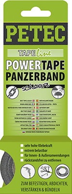86105 Lepicí páska DUCT TAPE, BLACK PETEC