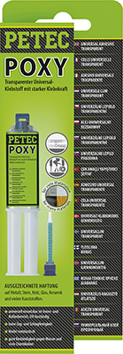 98425 Univerzální lepidlo UNIVERSAL ADHESIVE TRANSPARENT PETEC