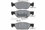 BPD1160 Sada brzdových destiček, kotoučová brzda BENDIX Braking