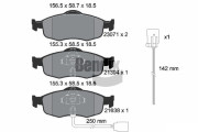 BPD1908 Sada brzdových destiček, kotoučová brzda BENDIX Braking