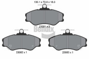 BPD1913 Sada brzdových destiček, kotoučová brzda BENDIX Braking