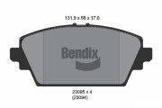 BPD1921 Sada brzdových destiček, kotoučová brzda BENDIX Braking