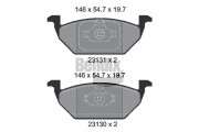 BPD1013 Sada brzdových destiček, kotoučová brzda BENDIX Braking