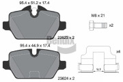 BPD1200 Sada brzdových destiček, kotoučová brzda BENDIX Braking