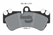 BPD2027 Sada brzdových destiček, kotoučová brzda BENDIX Braking