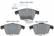BPD1433 Sada brzdových destiček, kotoučová brzda BENDIX Braking