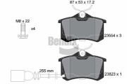 BPD2053 Sada brzdových destiček, kotoučová brzda BENDIX Braking