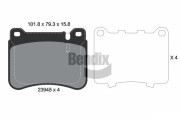 BPD1525 Sada brzdových destiček, kotoučová brzda BENDIX Braking