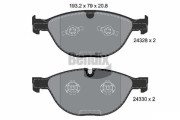 BPD2129 Sada brzdových destiček, kotoučová brzda BENDIX Braking