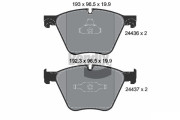 BPD2149 Sada brzdových destiček, kotoučová brzda BENDIX Braking