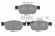 BPD1450 Sada brzdových destiček, kotoučová brzda BENDIX Braking