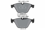 BPD1366 Sada brzdových destiček, kotoučová brzda BENDIX Braking
