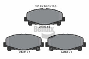 BPD2194 Sada brzdových destiček, kotoučová brzda BENDIX Braking