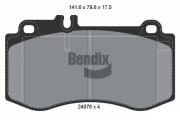 BPD2212 Sada brzdových destiček, kotoučová brzda BENDIX Braking