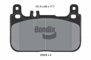 BPD2245 Sada brzdových destiček, kotoučová brzda BENDIX Braking