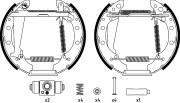 BXK8057 BENDIX Braking sada brzdových čeľustí BXK8057 BENDIX Braking