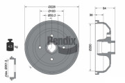 BDM1012 Brzdový buben BENDIX Braking