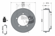 BDM1063 Brzdový buben BENDIX Braking