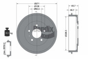BDM1075 Brzdový buben BENDIX Braking